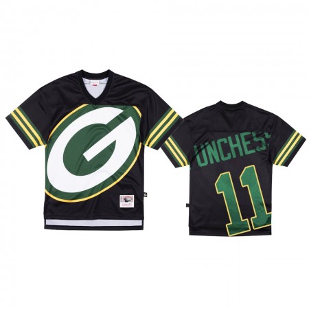 Camiseta Hombre NFL Green Bay Packers Devin Funchess 11 Negro Big Face